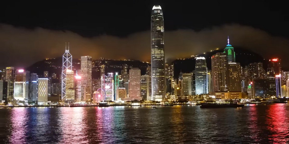Cruise by Victoria Harbour in Hong Kong Cruise by Victoria Harbour in Hong Kong