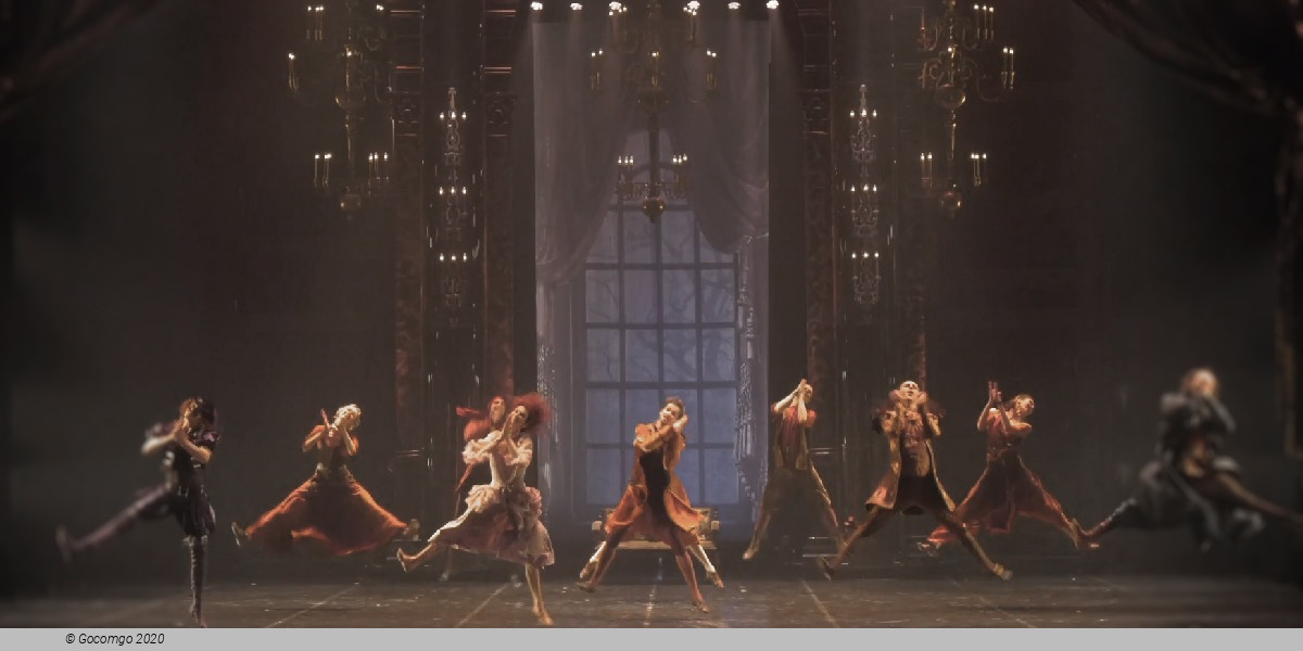 Scene 2 from the modern ballet "Molière Passion, or The Mask of Don Juan"