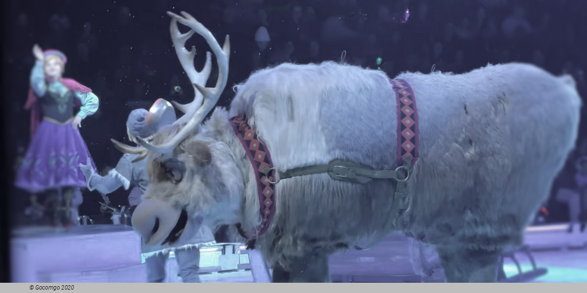 Musical circus show on ice with highlights from "Frozen" 1 & 2