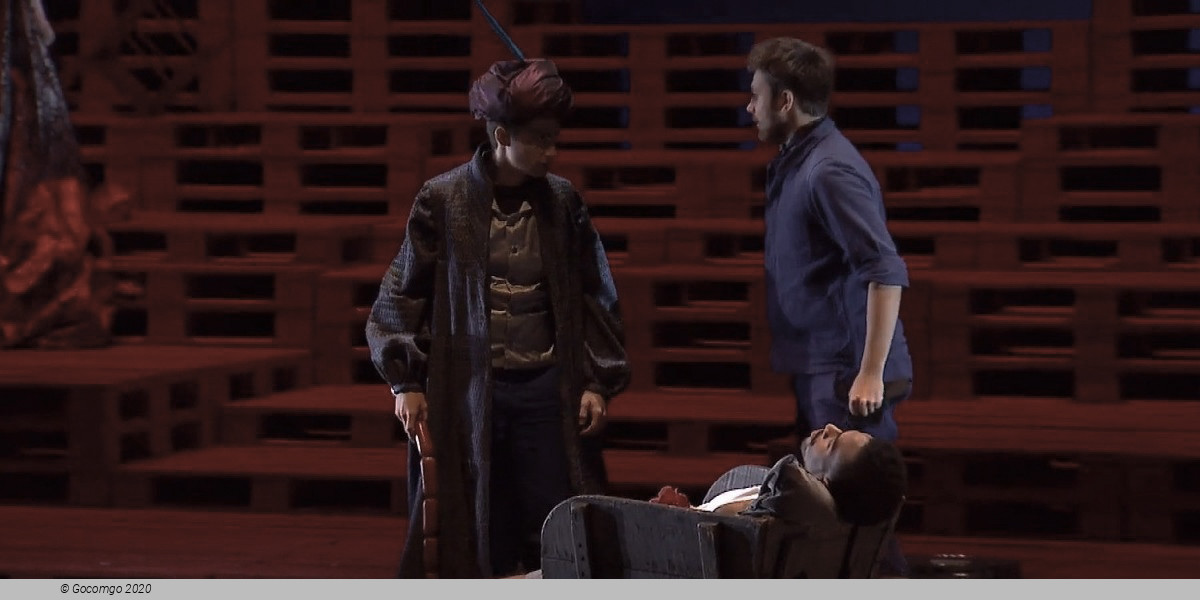 Scene 1 from the opera "Il mondo della luna"