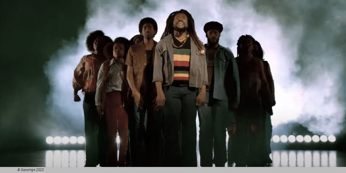 Scene 2 from the musical "Get Up, Stand Up! The Bob Marley Musical"