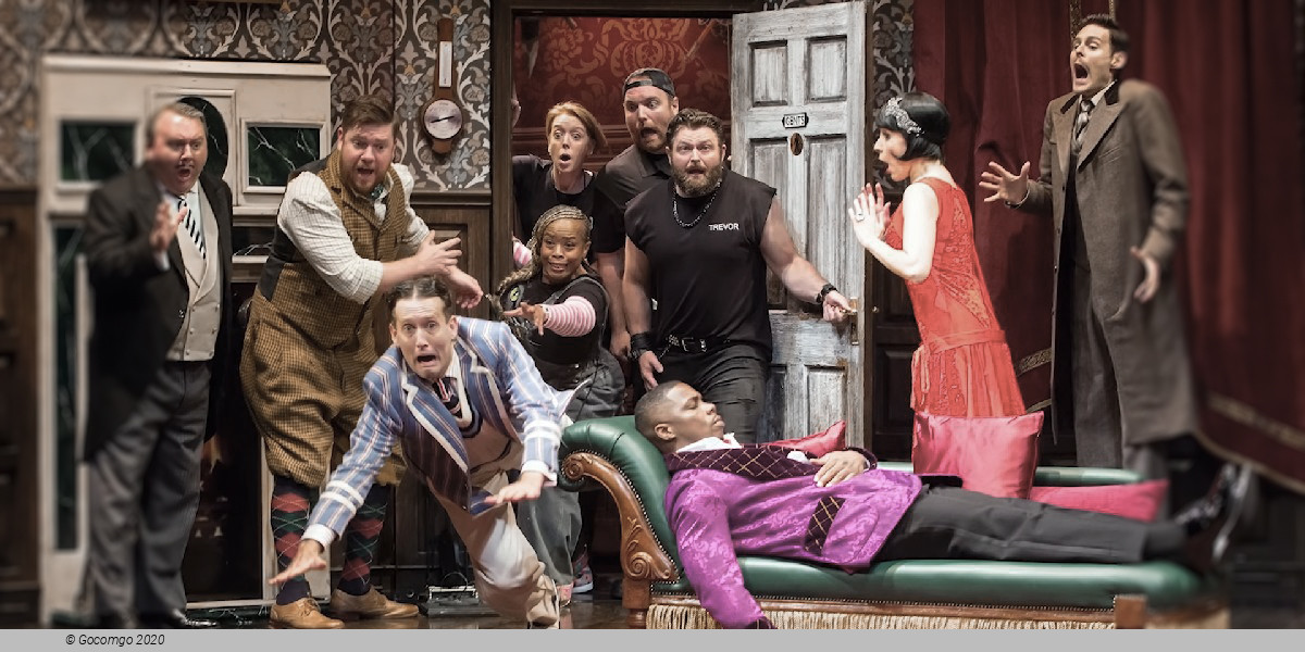 Scene 1 from the play "The Play That Goes Wrong"