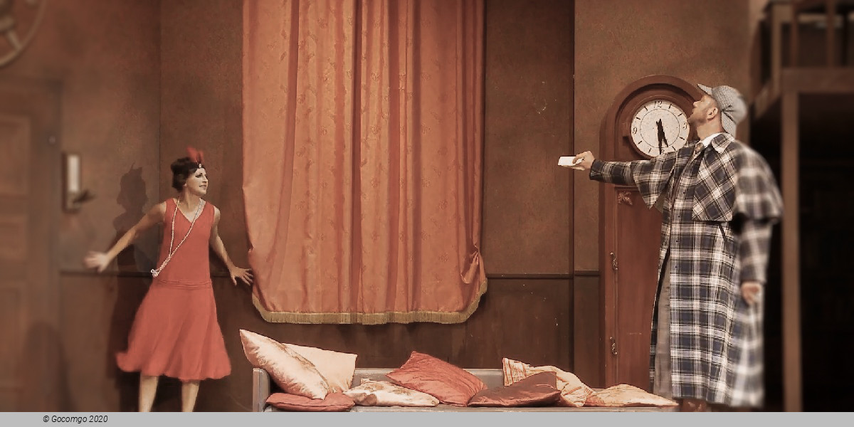 Scene 6 from the play "The Play That Goes Wrong"