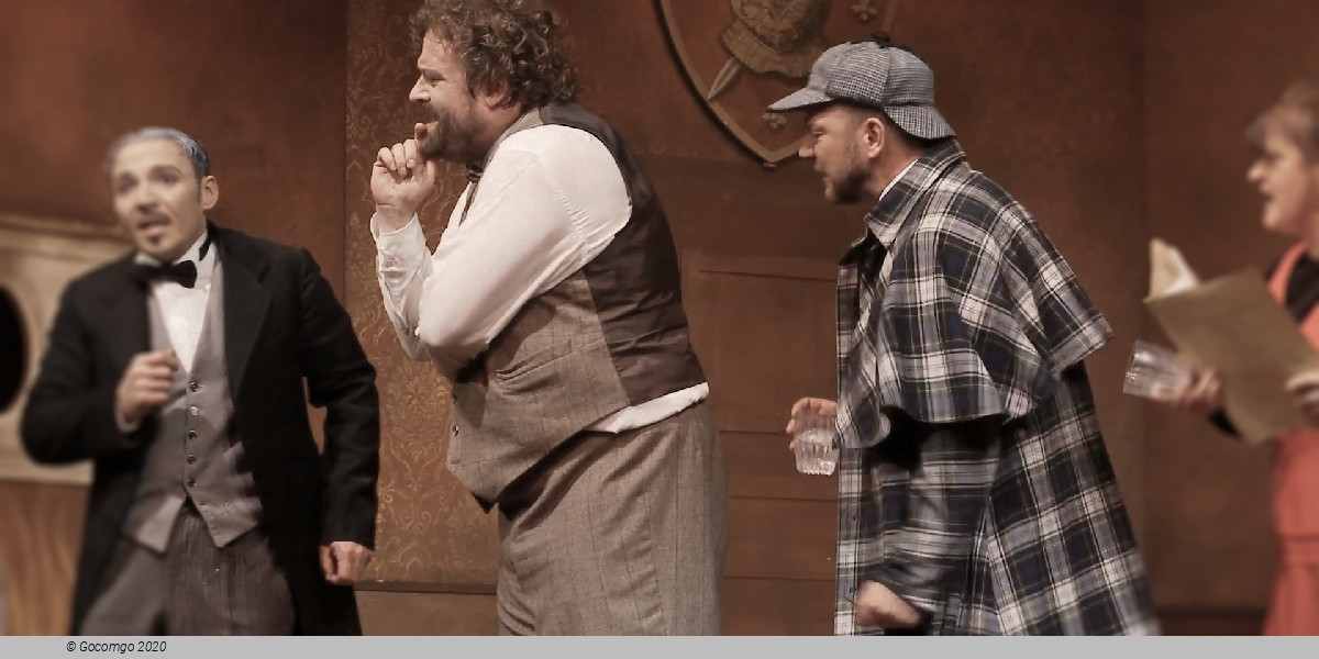 Scene 7 from the play "The Play That Goes Wrong"